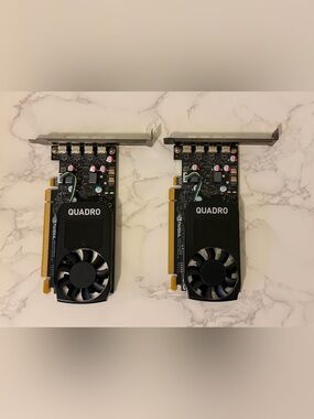 NVIDIA Quadro Dual Mini-ITX Low-Profile Graphics Cards in Black